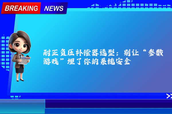 耐正负压补偿器选型:别让“参数游戏”埋了你的系统安全